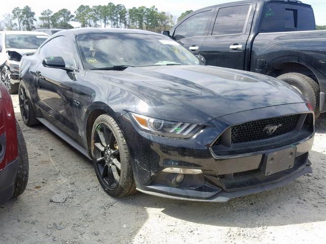 1FA6P8CF7G5206035 - 2016 FORD MUSTANG GT BLACK photo 1