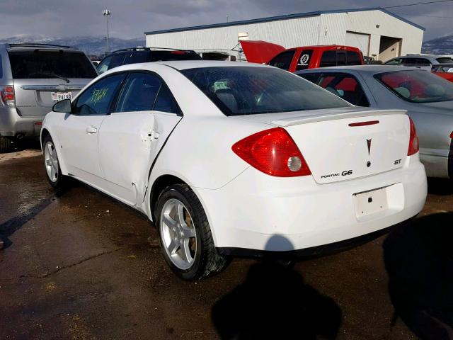 1G2ZH57N194118311 - 2009 PONTIAC G6 GT WHITE photo 3