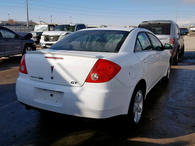 1G2ZH57N194118311 - 2009 PONTIAC G6 GT WHITE photo 4