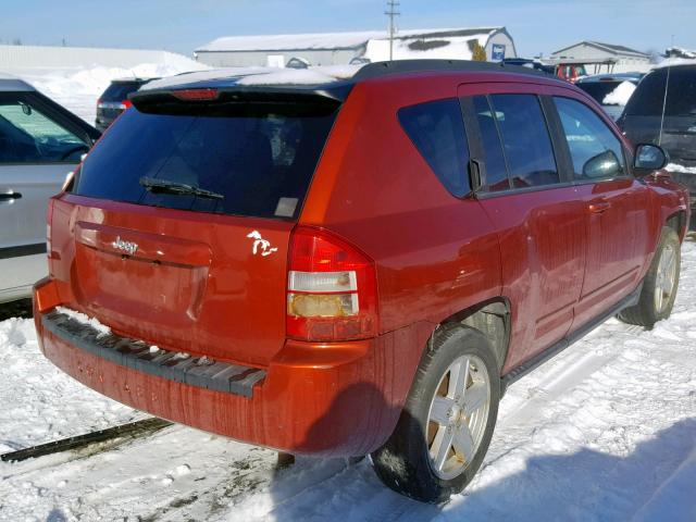 1J4NT4FB3AD578496 - 2010 JEEP COMPASS SP ORANGE photo 4