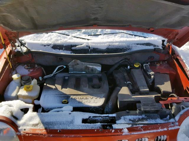 1J4NT4FB3AD578496 - 2010 JEEP COMPASS SP ნარინჯისფერი ფოტო 7