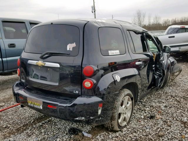 3GNDA13D96S667872 - 2006 CHEVROLET HHR LS Negro foto 4