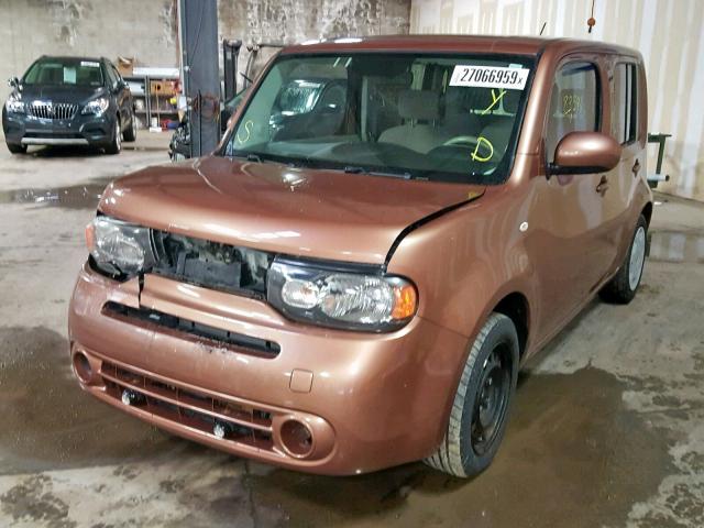 JN8AZ2KR7BT201644 - 2011 NISSAN CUBE BASE BROWN photo 2