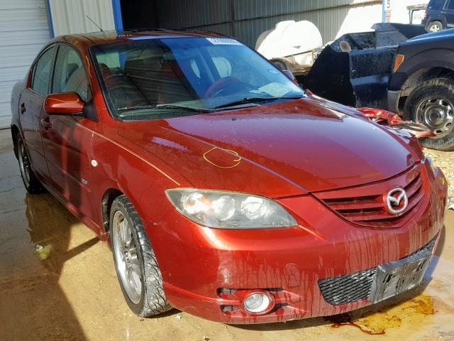 JM1BK323361429681 - 2006 MAZDA 3 S RED photo 1