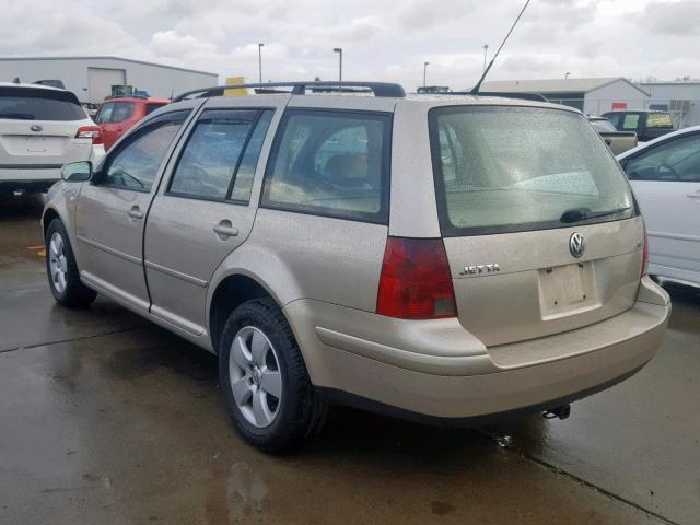 WVWSR61J44W176125 - 2004 VOLKSWAGEN JETTA GLS GOLD photo 3