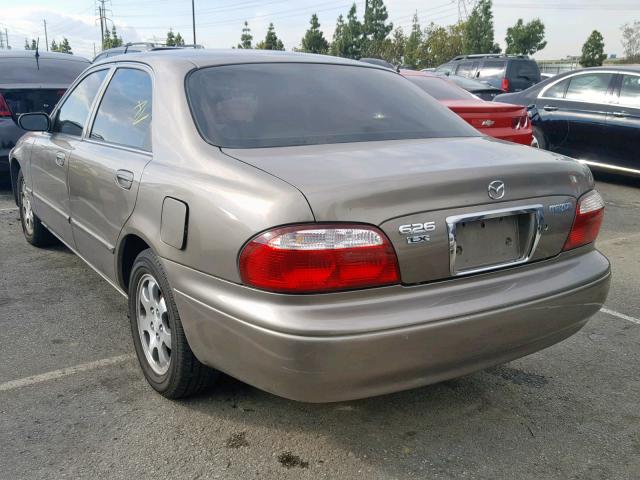 1YVGF22C315231425 - 2001 MAZDA 626 ES TAN photo 3