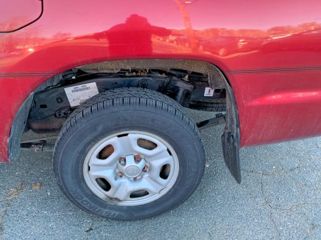 5TETX22N36Z188339 - 2006 TOYOTA TACOMA ACC BURGUNDY photo 9