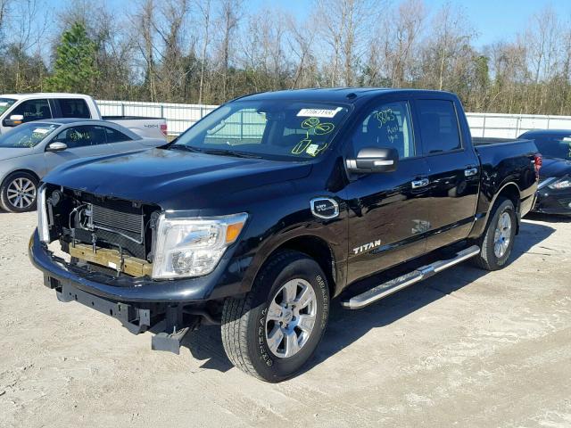 1N6AA1E60HN511921 - 2017 NISSAN TITAN SV BLACK photo 2