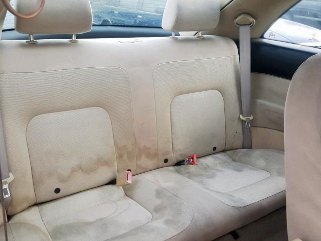 3VWCD31C84M413828 - 2004 VOLKSWAGEN NEW BEETLE შავი ფოტო 6