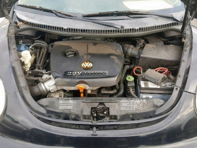 3VWCD31C84M413828 - 2004 VOLKSWAGEN NEW BEETLE შავი ფოტო 7