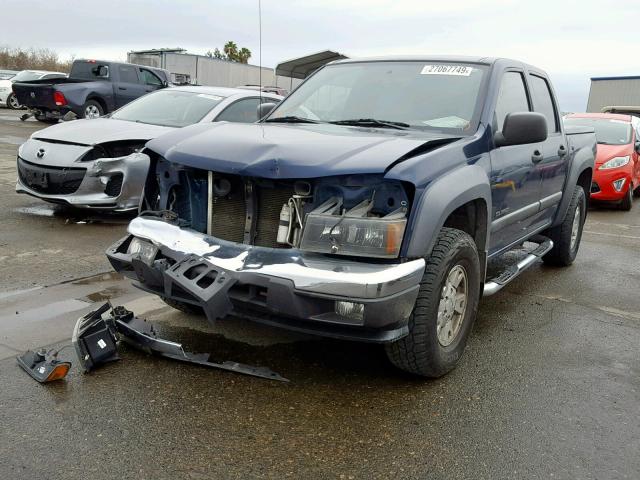 1GCDS136848140127 - 2004 CHEVROLET COLORADO BLUE photo 2