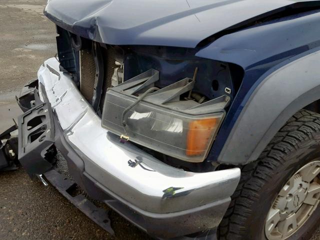 1GCDS136848140127 - 2004 CHEVROLET COLORADO BLUE photo 9