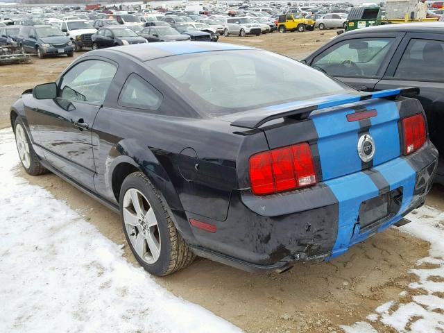 1ZVFT82H065159693 - 2006 FORD MUSTANG GT BLACK photo 3