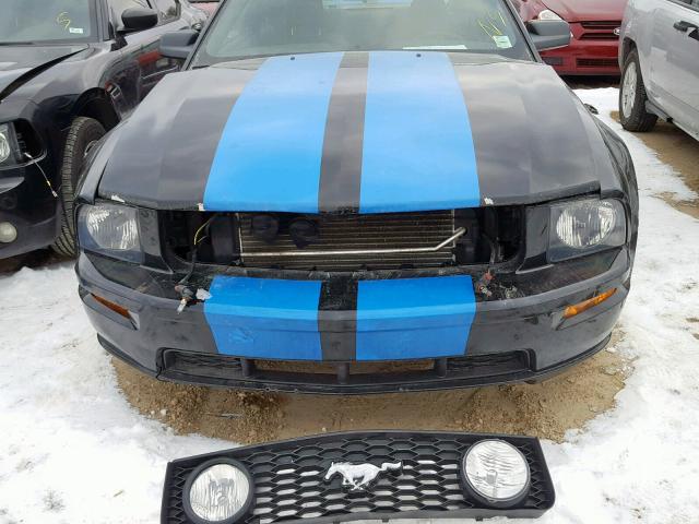1ZVFT82H065159693 - 2006 FORD MUSTANG GT BLACK photo 9