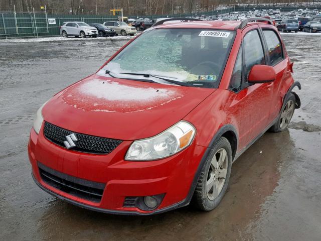 JS2YB5A39B6303898 - 2011 SUZUKI SX4 RED photo 2