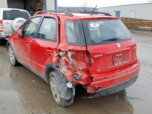 JS2YB5A39B6303898 - 2011 SUZUKI SX4 RED photo 3