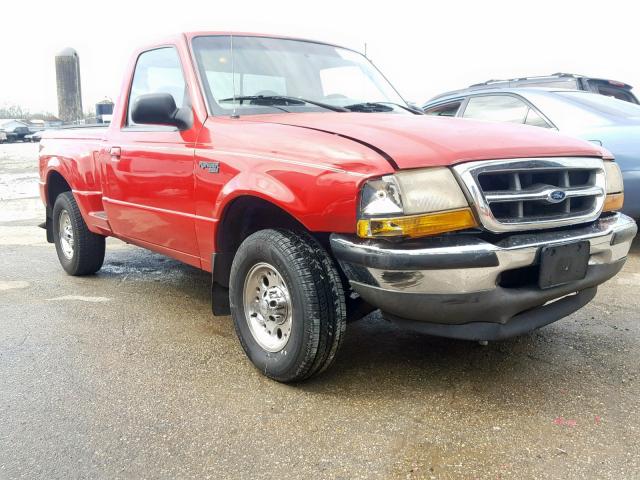 1FTYR10C7WTA63371 - 1998 FORD RANGER RED photo 1