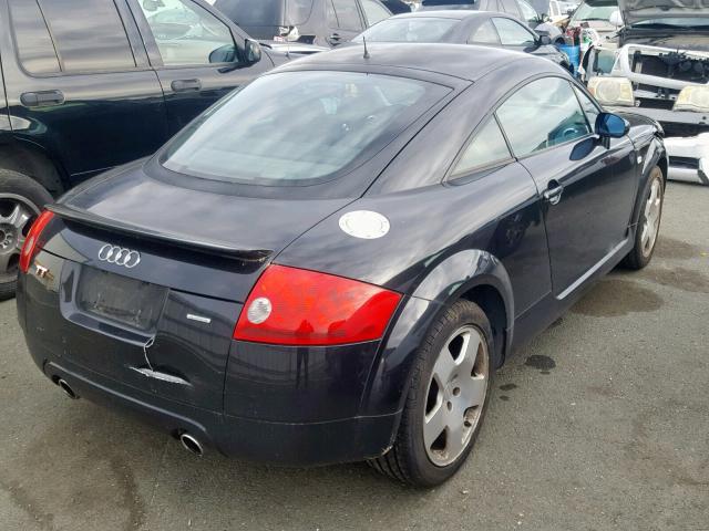 TRUWT28N711015979 - 2001 AUDI TT QUATTRO BLACK photo 4