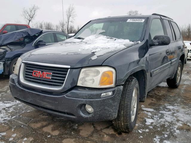 1GKDT13S742204451 - 2004 GMC ENVOY GRAY photo 2