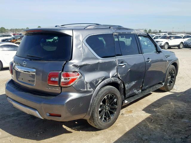 JN8AY2NDXJ9050944 - 2018 NISSAN ARMADA SV GRAY photo 4