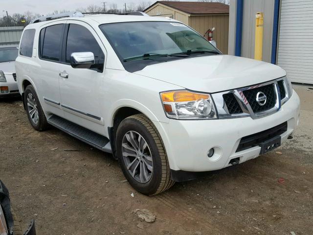 5N1BA0ND0FN615415 - 2015 NISSAN ARMADA SV WHITE photo 1