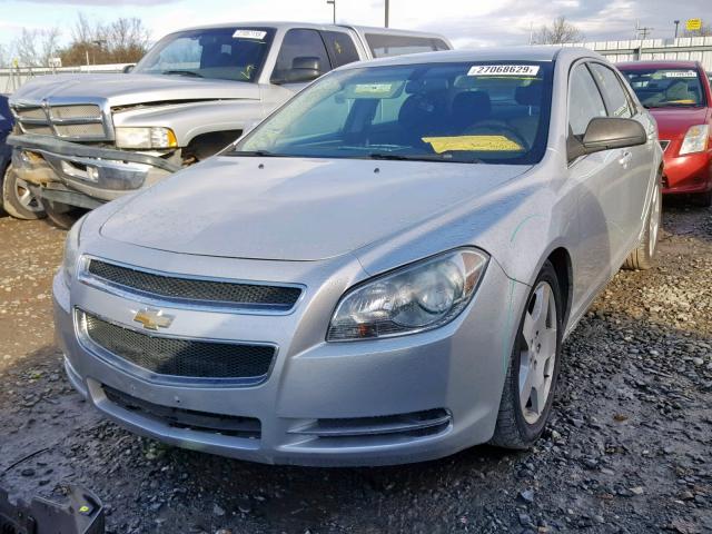 1G1ZC5EB4AF178376 - 2010 CHEVROLET MALIBU 1LT SILVER photo 2
