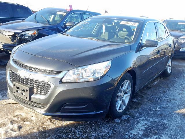 1G11C5SL2FF106139 - 2015 CHEVROLET MALIBU 1LT 黑色 照片 2