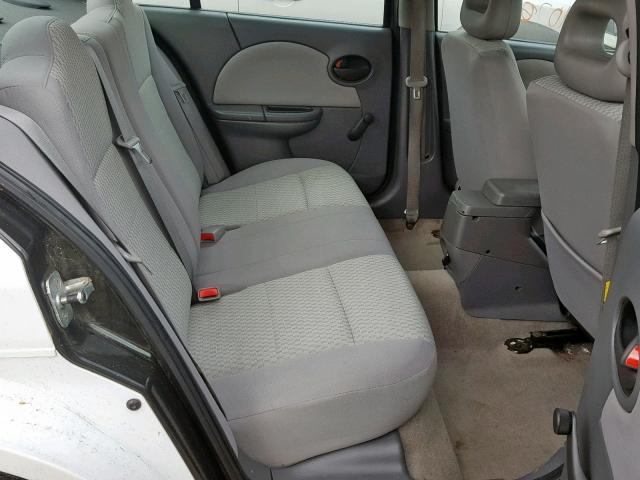 1G8AJ55F66Z178134 - 2006 SATURN ION LEVEL WHITE photo 6