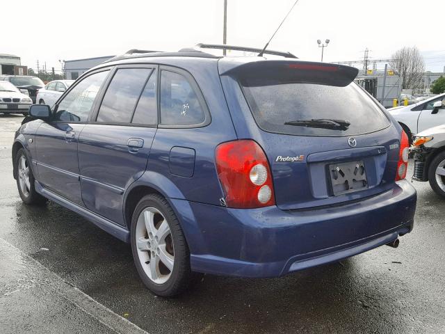 JM1BJ246331151414 - 2003 MAZDA PROTEGE PR BLUE photo 3