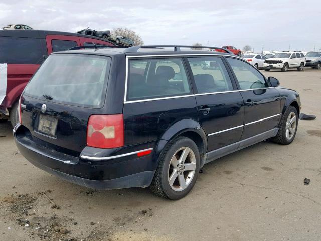 WVWND63B85E014748 - 2005 VOLKSWAGEN PASSAT GL BLACK photo 4