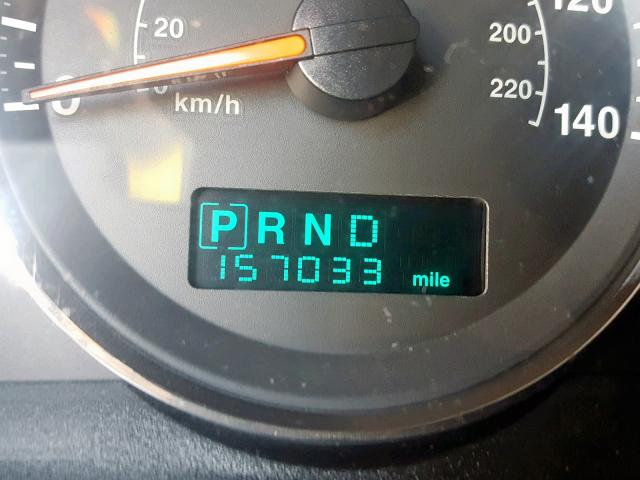 1J8HH48K66C346577 - 2006 JEEP COMMANDER BLACK photo 8