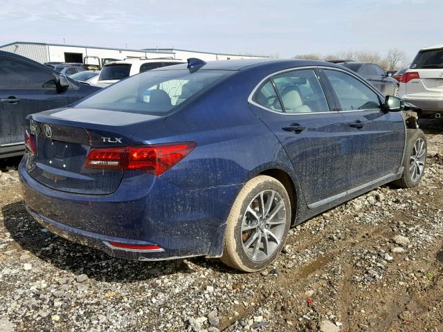 19UUB2F75FA001516 - 2015 ACURA TLX ADVANC BLUE photo 4