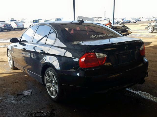 WBAVD53567A007597 - 2007 BMW 335 XI BLACK photo 3