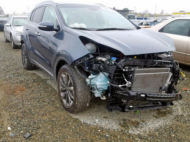 KNDPN3AC9J7410590 - 2018 KIA SPORTAGE E BLUE photo 1