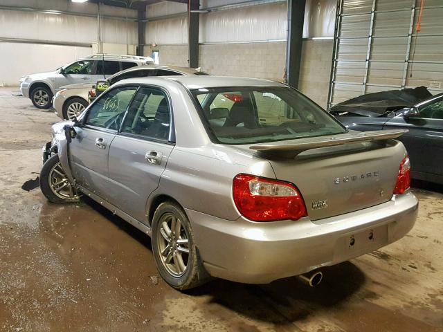 JF1GD29635G517934 - 2005 SUBARU IMPREZA WR SILVER photo 3