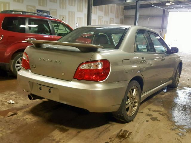 JF1GD29635G517934 - 2005 SUBARU IMPREZA WR SILVER photo 4