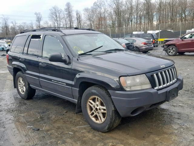 1J4GW48S84C141469 - 2004 JEEP GRAND CHER BLACK photo 1