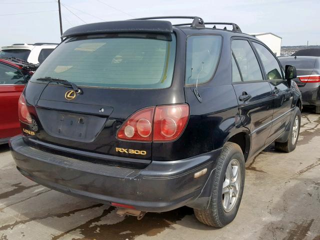 JT6HF10U0X0074191 - 1999 LEXUS RX 300 BLACK photo 4