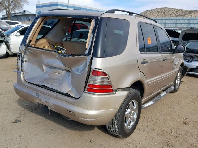 4JGAB54E51A264260 - 2001 MERCEDES-BENZ ML 320 GOLD photo 4