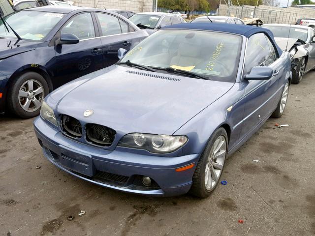 WBABW334X4PL32576 - 2004 BMW 325 CI BLUE photo 2