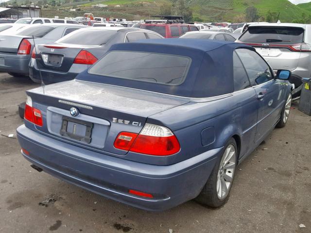 WBABW334X4PL32576 - 2004 BMW 325 CI BLUE photo 4