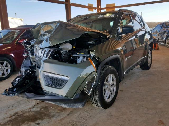 3C4NJCAB9JT411759 - 2018 JEEP COMPASS SP 绿色 照片 2