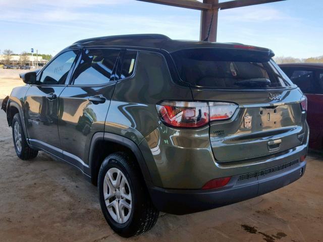 3C4NJCAB9JT411759 - 2018 JEEP COMPASS SP 绿色 照片 3