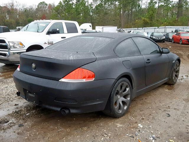 WBAEH73495B192582 - 2005 BMW 645 CI AUT BLACK photo 4