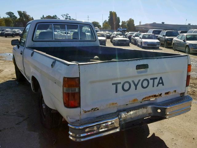 JT4RN82P5M5029214 - 1991 TOYOTA PICKUP 1/2 WHITE photo 3