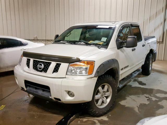 1N6AA0EC7CN330209 - 2012 NISSAN TITAN S WHITE photo 2