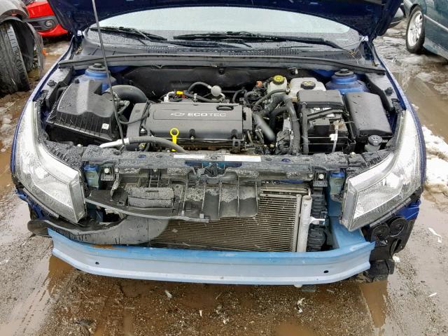 1G1PC5SH3C7386925 - 2012 CHEVROLET CRUZE LS BLUE photo 7