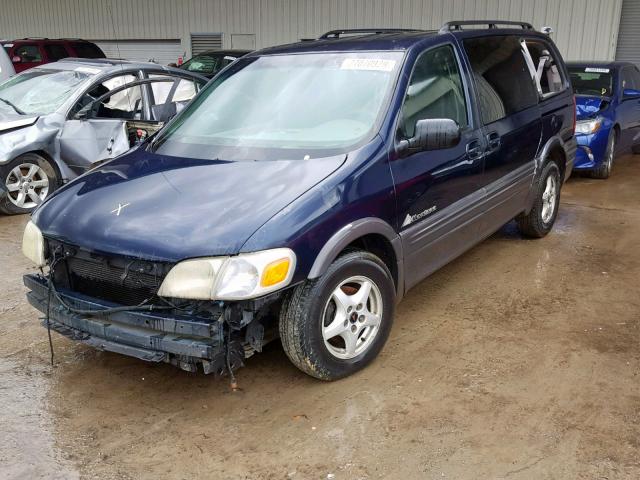 1GMDX03E44D105736 - 2004 PONTIAC MONTANA BLUE photo 2