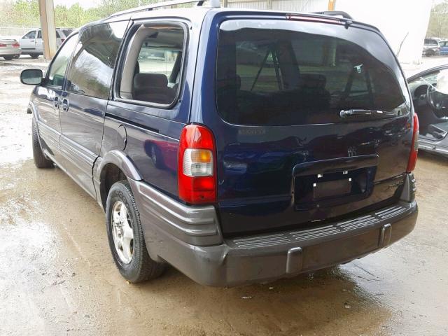 1GMDX03E44D105736 - 2004 PONTIAC MONTANA BLUE photo 3