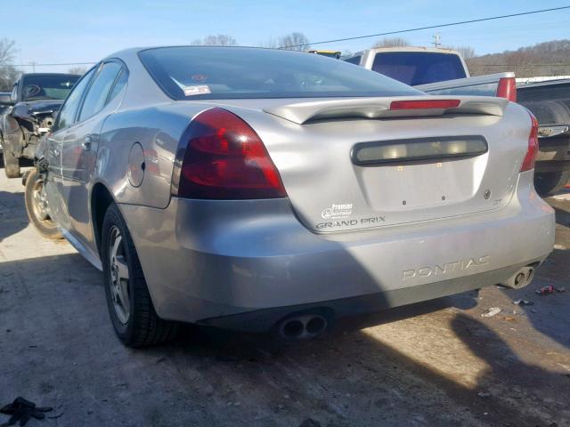 2G2WP522141352357 - 2004 PONTIAC GRAND PRIX SILVER photo 3